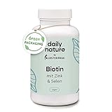 dailynature Biotin mit Zink & Selen für Haarwuchs, Haut & Nägel | 365 Tabletten...