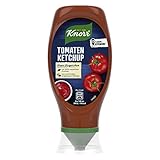 Knorr Tomaten Ketchup Squeezer vegane Grillsauce mit 100% natürlichen Zutaten Flasche...