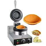 twostronking 1300 W Hamburger-Waffeleisen, Zeit Und Temperatur Einstellbar, Max. 300 °c,...