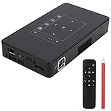 ASHATA DLP Projektor, 4K HD LED Dualband WiFi 2.4G/5G Projektor Für P10 Plus 2G + 16G 4.0...