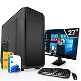 SYSTEMTREFF® Office Komplett PC Set AMD Ryzen 5 PRO 4650G 6x4.3GHz | AMD RX Vega 7 4K...