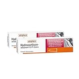 Hydrocortison ratiopharm 0,5% Sparset 2x 30g mit Pharmaperle Duschgel 30ml