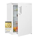 Exquisit Kühlschrank KS516-V-H-010D weiss | Kühlschrank ohne Eisfach | 133 l Volumen...