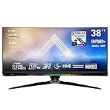 MSI Optix MEG381CQRDE Plus 38 Zoll 21:9 Ultrawide Curved Gaming Monitor, UWQHD+...