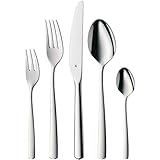 WMF Boston Besteck Set 12 Personen, Essbesteck 60 teilig, Monobloc-Messer, Cromargan...