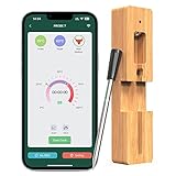 Grillthermometer Bluetooth, Intelligentes Kabellos Fleischthermometer mit Sonde, 30m...