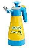 GLORIA Drucksprüher Hobby 125 FLEX | 1,25 L Sprühflasche | Gartenspritze/Handsprüher...