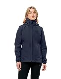 Jack Wolfskin Damen Stormy Point Jacket, Night Blue, XL EU