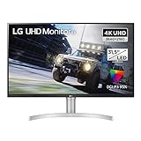 LG UHD 4K Monitor 32UN550-W.AED 80 cm - 31,5 Zoll, HDR10, AMD FreeSync, MAXXAUDIO, 350...