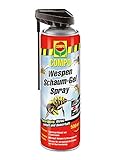 Compo Wespen Schaum-Gel-Spray inkl. Sprührohr, Sofort- und Langzeitwirkung, (4 x 500 ml...