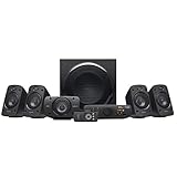 Logitech Z906 5.1 Sound System, Lautsprecher mit 1000 Watt Surround Sound, THX, Mehrere...