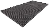 Dibapur Premium Noppenschaumstoff (ca.100cm x 200cm x 3cm) Raum Akustik Schaumstoff...