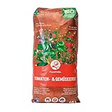 Plantura Bio-Tomaten- & Gemüseerde, torffrei & klimafreundlich, vorgedüngt, 40 L