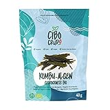 Bio Kombu Algen Vegan - 40g. Premium Qualität Sonnengetrocknet Alge. Seetang Blätter...