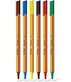 Berlingo Fineliner Set, 0.4mm, dreieckige Form, Farbige Stifte, metal Spitze, Schreiben,...