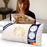 just relaxed Schafschurwoll-Kissen 40 x 60 cm – Formstabiles Schlafkissen mit...