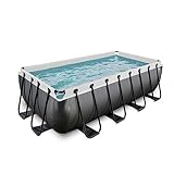 EXIT Toys Black Leather Pool - 400x200x100cm - Ersatz Frame Pool für Zubehör - Großer,...