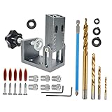 Gatuida 1Satz Bohrloch Positionierer Präzises Locator Tool für Holzarbeiten Teiliges mit...