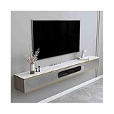 TV Schrank Fernsehschrank Moderne, schwebende Luxus-TV-Konsole mit Tischplatte aus...
