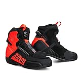 SHIMA EDGE Vented, Motorradschuhe für Männer - Verstärkte Straßenreitschuhe mit...