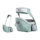 SONARIN Baby Hüftsitz,Ergonomischer Taille Hocker Baumwolle Babytrage Hipseat Hüfttrage...