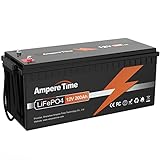 Ampere Time LiFePO4 200Ah 12V Lithium Batterie mit über 10 Jahre Lebensdauer und Max....