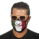 Lächelnder Italiener Mundmaske Atemmaske Nasenmaske Gesichtsmaske Maske Itati