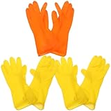 CHILDWEET 3 Paare Reinigungshandschuhe Gartenhandschuhe Handschuhe Zum Waschen Von...