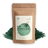 BIONUTRA® Spirulina-Pulver Bio 250 g, 100% rein & natürlich, rückstandskontrolliert,...