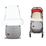 EAQ Baby fußsack für Kinderwagen Winterfußsack Babyfußsack passend für alle...