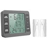 ORIA Kühlschrank Thermometer, Gefrierschrank Thermometer, Kühlschrankthermometer, Innen...