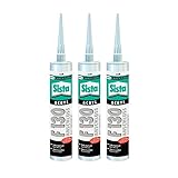 3er Pack: Henkel Sista Acryl-Fugendichter F130 weiss - 3 Kartuschen á 300ml