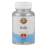 KAL Kelp 225 mcg Jod | 250 Tabletten | veganes Nahrungsergänzungsmittel | Supplement...