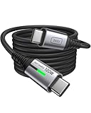 INIU USB C Kabel, 100W [2m] PD3.0 Schnellladekabel USB C auf USB C, Nylon Geflochten...