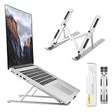 Voomy Laptop Ständer, 6-Stufe Laptopständer Höhenverstellbar, Faltbarer Laptop Stand,...