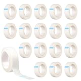 18 Rollen Micropore Tape,Fixierpflaster Rolle 1.25 cm x 9.14m für Haut, Verbände und...
