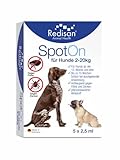 Redisan® Spot on Hund I Pflanzenbasiertes Zeckenmittel OHNE CHEMIE I Effektiver Schutz...