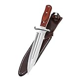 PARFORCE Messer Saufänger Abfangmesser Boar Hunter Pakka - 440-Stahl mit Schweißrinne...