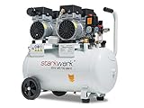 Starkwerk SW 457/8 Flüster Kompressor Silent Kompressor 1,5kW !69 dB! 8Bar ölfrei...