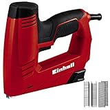 Einhell Elektrotacker TC-EN 20 E (für Klammern Typ 53, Nägel Typ 47, elektronische...