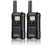 Bresser FM Walkie Talkie 2er Set mit hoher Reichweite bis zu 6 km, integrierter...