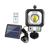 AMZLORD LED-Solarleuchte für den Außenbereich, 3 Modi, Solar-Wandleuchten, IP65,...