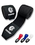 FIGHTR® Premium Boxbandagen max. Stabilität und Sicherheit | 4m halb elastische Boxing...