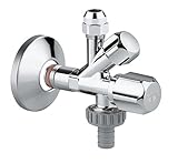 GROHE Original WAS - Kombi-Eckventil (mit selbstdichtendem Anschlussgewinde,...