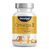 Omega 3 (400 Kapseln) - 1.000 mg Fischöl pro Kapsel mit EPA & DHA - Essentielle Omega 3...