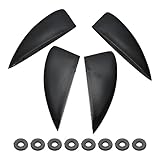 XARONF 4 Stück/Set Professionelle Surfflossen mit Gummischeiben for Kitesurfbretter...