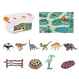 Pomrone Dinosaurier-Spielset | Realistisches Dinosaurier-Modellset | Interaktives...