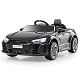 GOPLUS 12V Kinder Elektroauto Audi RS e-tron GT, Kinderauto mit 2,4G-Fernbedienung, MP3,...