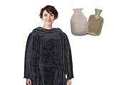 K & K Products Tragbare Decke Hoodie Set – Bequemes Geschenk für Sie – Geräumiges...