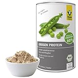 Bio Erbsen Protein Pulver (300 g), 80% pflanzliches Protein, vegane Proteinquelle, reich...